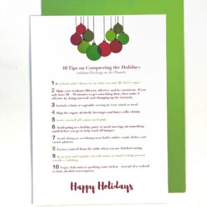 10 Tips To Conquer the Holidays – Pack of 20