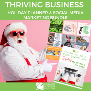 Healthy Holiday Social Marketing Bundle