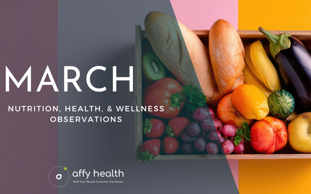 March 2026 Nutrition & Wellness Observances Guide