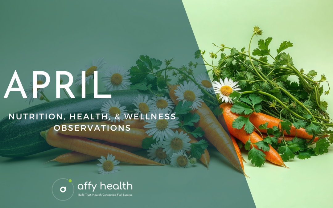 April 2026 Nutrition & Wellness Observances Guide for Dietitians & Health Professionals